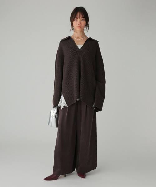 BABYLONE（バビロン）の「フィブリルキュプライージー（その他パンツ・レディース・ダークブラウン/ブラック/ネイビー/モカ・36inch/34inch）」の14枚目の写真