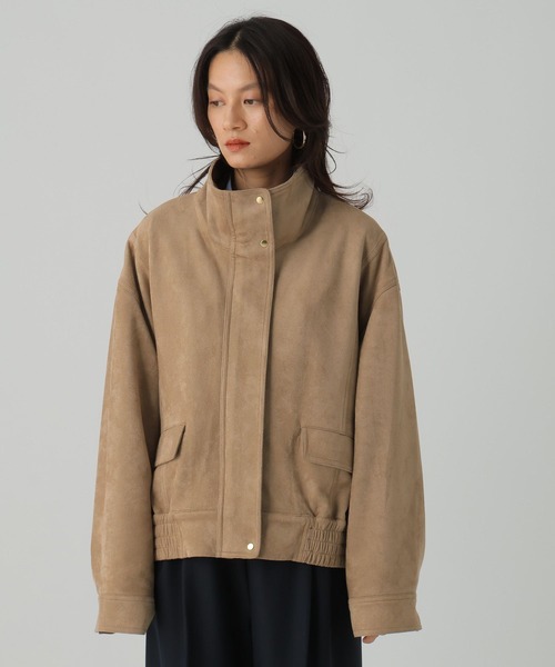 フェイクレザーブルゾン/590911（ブルゾン）｜Elura（エルーラ）の