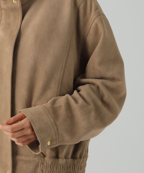 Elura(エルーラ)の「フェイクレザーブルゾン/590911(ブルゾン・レディース・ブラック/キャメル・FREE)」の18枚目の写真