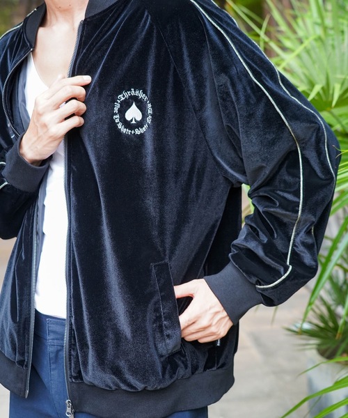 セール】VELOUR SOUVENIR JACKET/THRASHER スラッシャー ベロア