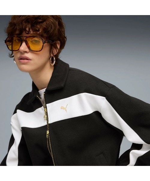 PUMA(プーマ)の「PUMA T7 RELAXED TRACK JACKET(プーマ T7 リラックスド トラック ジャケット)(ブルゾン・レディース・ブラック系・SMALL/MEDIUM/LARGE)」の5枚目の写真