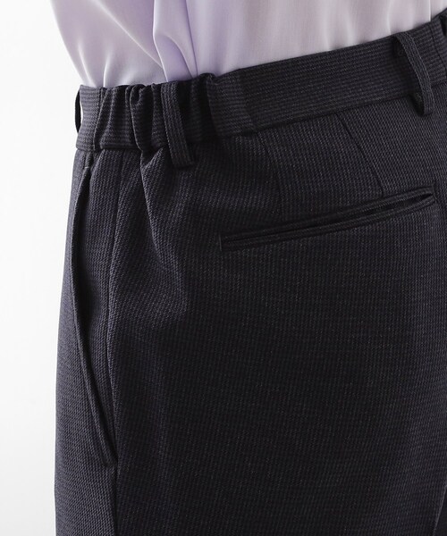 THE SHOP TK (ザ ショップ ティーケー )の「ハウンドトゥーススラックス 【洗濯機OK/セットアップ可】(その他パンツ・メンズ・ネイビー系1/チャコールグレー・04/03/02/01)」の3枚目の写真