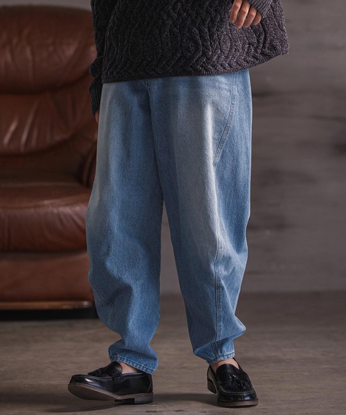 mp14155- 立体バルーンデニムパンツ(25157CM)（デニムパンツ）｜CAMBIO