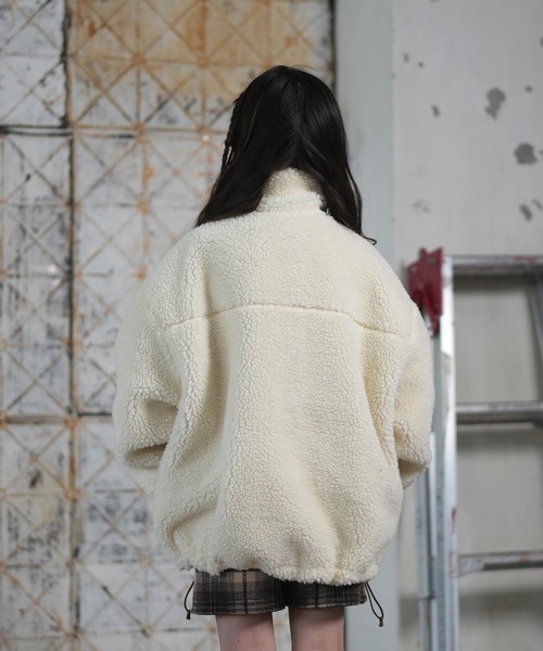 ROXY(ロキシー)の「ROXY/ロキシー アウター キッズ リバーシブル ナイロン ボア ジャケット 撥水加工 MINI CHEER UP TJK254090(その他アウター・キッズ・ブラウン/カーキ・130cm/150cm/140cm)」の11枚目の写真