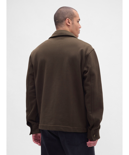 GAP(ギャップ)の「フレンチテリー チョアジャケット(カバーオール・メンズ・ブラウン/ブラック・XL/L/M/S/XS)」の4枚目の写真