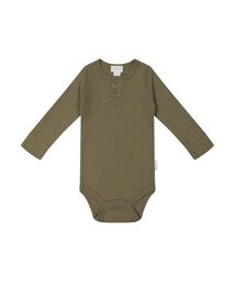 JAMIE KAY（ジェイミーケイ）の「【ONLINE限定】長袖ボディスーツFir Bark／オーガニックコットンモダール（その他ベビーウェア・キッズ）」