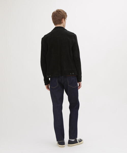 AVIREX（アヴィレックス）の「GOAT SUEDE SPORTS JACKET / ゴートスウェード スポーツジャケット / AVIREX / アヴィレックス（ブルゾン・メンズ・ブラック/ブラウン・LARGE/X-LARGE/MEDIUM/XX-LARGE）」の6枚目の写真