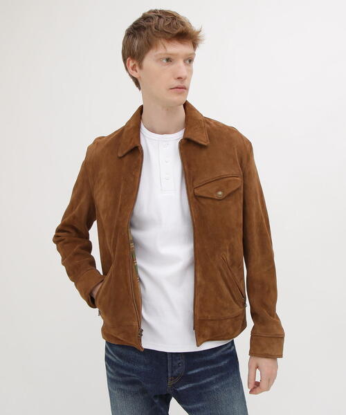 GOAT SUEDE SPORTS JACKET / ゴートスウェード スポーツジャケット