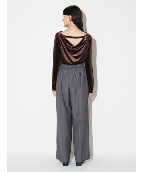 ベロアドレープカットソー（Tシャツ/カットソー）｜ELENDEEK