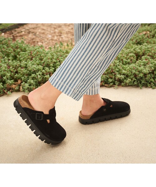 B:MING by BEAMS(ビーミングバイビームス)の「Papillio by BIRKENSTOCK / Boston Chunky(サンダル・レディース・ブラック/ブラウン・37/38)」の4枚目の写真