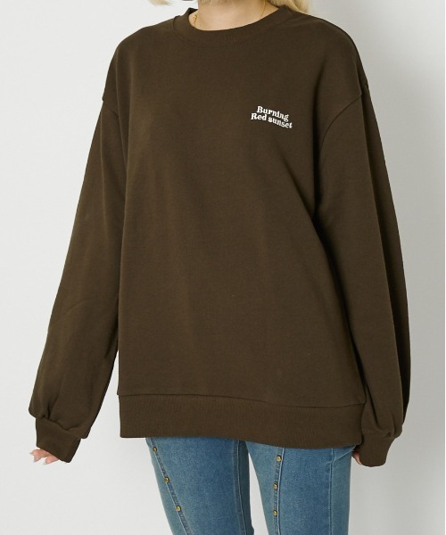 セール】《バックプリント×胸元ロゴ刺しゅう》ユニセックス 裏毛