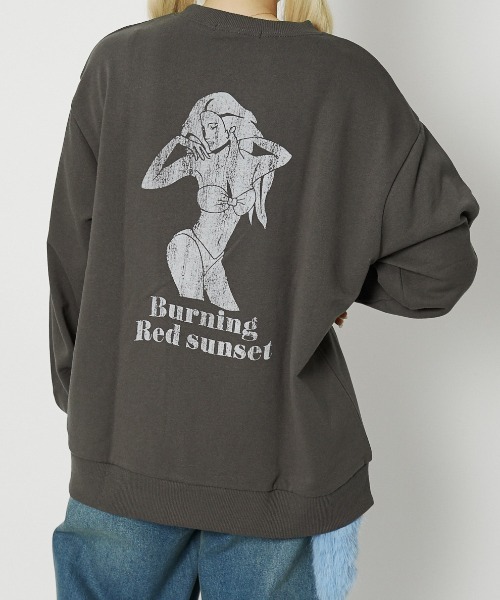 【新品/未着用】新作 ラフアンドスウェル Lサイズ トレーナー グレー 完売品 ROUGH&SWELL ラフアンドスウェル 2024年モデル 半袖 スウェット