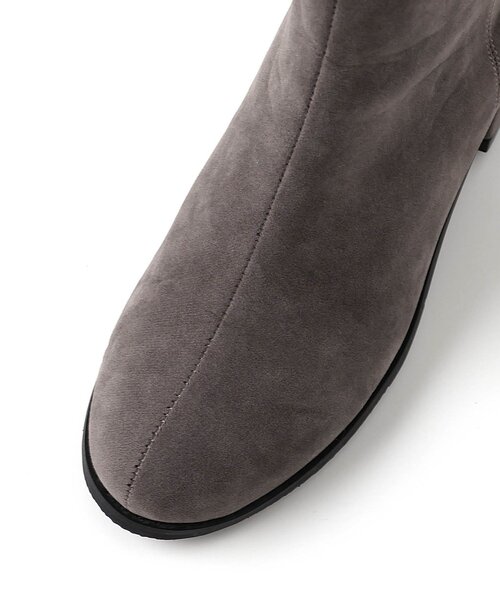 algy（アルジー）の「バックリボンスウェードショートブーツ（ブーツ・キッズ・ブラック/グレー・21/20/22/24/23）」の11枚目の写真