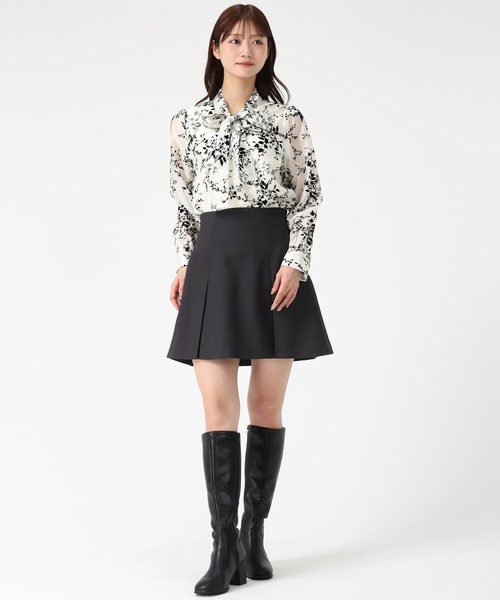MISCH MASCH(ミッシュマッシュ)の「フロッキーボウタイブラウス(シャツ/ブラウス・レディース・ブラック/ホワイト・フリ-)」の13枚目の写真