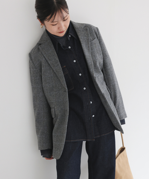 Healthy DENIM/ヘルシーデニム SLOBE別注 デニムシャツ petit Almond