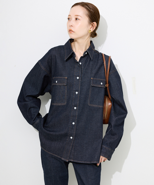 Healthy DENIM/ヘルシーデニム SLOBE別注 デニムシャツ petit Almond
