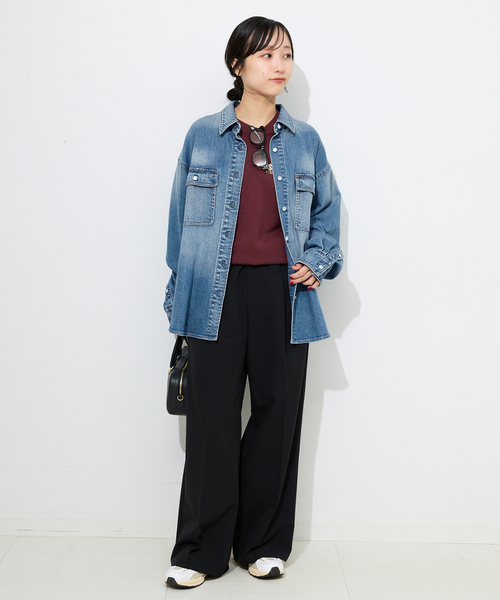 Healthy DENIM/ヘルシーデニム SLOBE別注 デニムシャツ petit Almond
