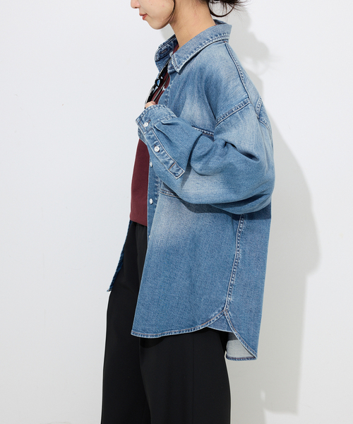 Healthy DENIM/ヘルシーデニム SLOBE別注 デニムシャツ petit Almond