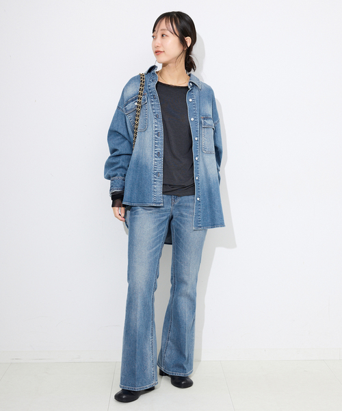 Healthy DENIM/ヘルシーデニム SLOBE別注 デニムシャツ petit Almond