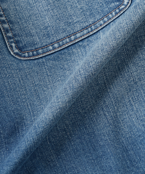 Healthy denim（ヘルシーデニム）の「Healthy DENIM/ヘルシーデニム SLOBE別注 デニムシャツ petit Almond（シャツ/ブラウス・レディース・ネイビー/ブルー・FREE）」の18枚目の写真