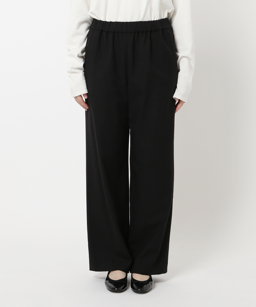 美品スローブイエナ☆ウール混ドロストイージースラックス WEB限定/追加3》ウール混ドロストイージースラックス | スローブ