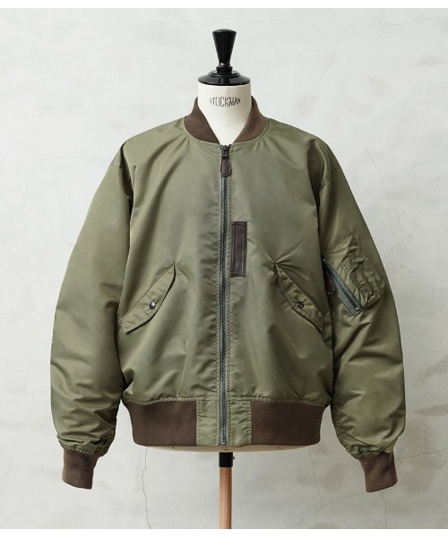 WAIPER.inc 米軍 L-2 フライトジャケット MIL-J-5391モデル OD カスタムモデル【WP147】