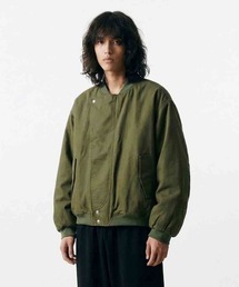 rehacer | rehacer : Slant Twill Bomber Jacket / スラント ツイル ボンバー ジャケット(ミリタリージャケット)