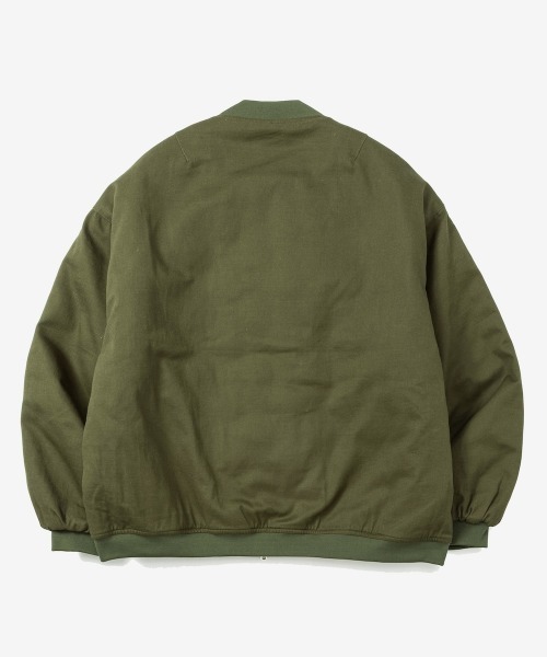 rehacer(レアセル)の「rehacer : Slant Twill Bomber Jacket / スラント ツイル ボンバー ジャケット(ミリタリージャケット・メンズ・ブラック/カーキ・LARGE/MEDIUM/SMALL)」の15枚目の写真