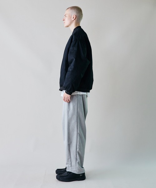 rehacer(レアセル)の「rehacer : Slant Twill Bomber Jacket / スラント ツイル ボンバー ジャケット(ミリタリージャケット・メンズ・ブラック/カーキ・LARGE/MEDIUM/SMALL)」の13枚目の写真