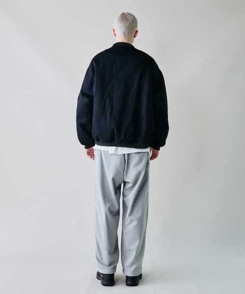 rehacer(レアセル)の「rehacer : Slant Twill Bomber Jacket / スラント ツイル ボンバー ジャケット(ミリタリージャケット・メンズ・ブラック/カーキ・LARGE/MEDIUM/SMALL)」の14枚目の写真