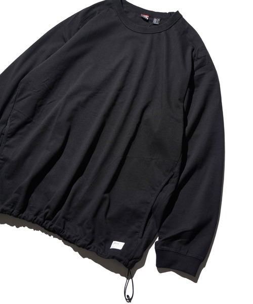NANGA(ナンガ)の「NANGA / ナンガ ECO HYBRID OVERSIZED L/S TEE エコハイブリッド オーバーサイズ ロングスリーブTシャツ(Tシャツ/カットソー・メンズ・ホワイト/グリーン/ブラック/グレー・MEDIUM/LARGE/X-LARGE/SMALL)」の3枚目の写真