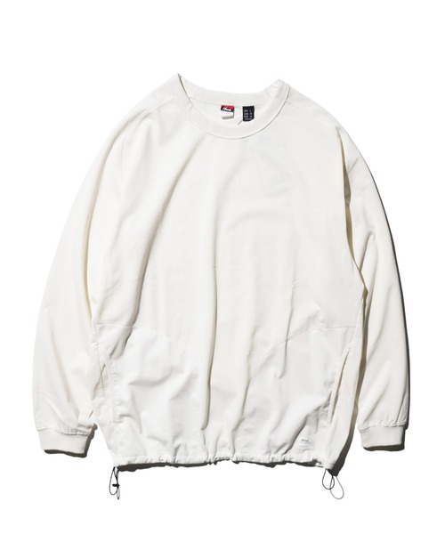 NANGA(ナンガ)の「NANGA / ナンガ ECO HYBRID OVERSIZED L/S TEE エコハイブリッド オーバーサイズ ロングスリーブTシャツ(Tシャツ/カットソー・メンズ・ホワイト/グリーン/ブラック/グレー・MEDIUM/LARGE/X-LARGE/SMALL)」の6枚目の写真