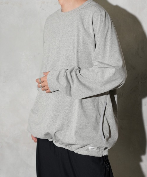 NANGA(ナンガ)の「NANGA / ナンガ ECO HYBRID OVERSIZED L/S TEE エコハイブリッド オーバーサイズ ロングスリーブTシャツ(Tシャツ/カットソー・メンズ・ホワイト/グリーン/ブラック/グレー・MEDIUM/LARGE/X-LARGE/SMALL)」の5枚目の写真