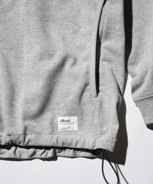 NANGA(ナンガ)の「NANGA / ナンガ ECO HYBRID OVERSIZED L/S TEE エコハイブリッド オーバーサイズ ロングスリーブTシャツ(Tシャツ/カットソー・メンズ・ホワイト/グリーン/ブラック/グレー・MEDIUM/LARGE/X-LARGE/SMALL)」の9枚目の写真