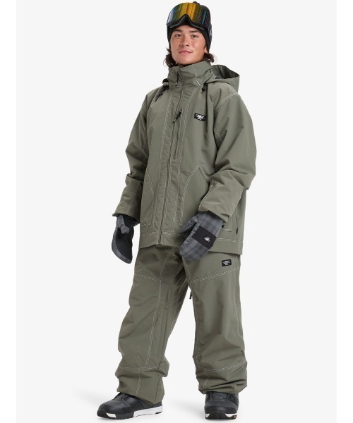 Quiksilver(クイックシルバー)の「LIVE WIRE JK/クイックシルバーロゴワンポイントジャケット(マウンテンパーカー・メンズ・ブラック/カーキ・SMALL/MEDIUM/LARGE)」の14枚目の写真