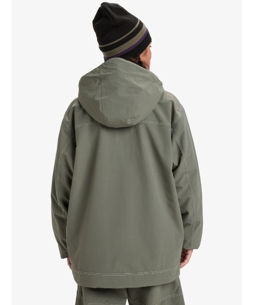 Quiksilver(クイックシルバー)の「LIVE WIRE JK/クイックシルバーロゴワンポイントジャケット(マウンテンパーカー・メンズ・ブラック/カーキ・SMALL/MEDIUM/LARGE)」の15枚目の写真