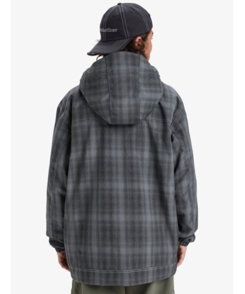Quiksilver(クイックシルバー)の「LIVE WIRE JK/クイックシルバーロゴワンポイントジャケット(マウンテンパーカー・メンズ・ブラック/カーキ・SMALL/MEDIUM/LARGE)」の7枚目の写真