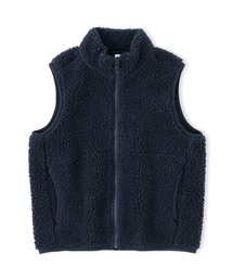 VIVA HEART フリースベスト ネイビー VIVA HEART フリースベスト ネイビー ビバハート ベストの