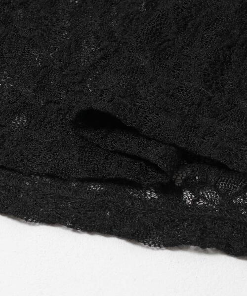 SENSE OF PLACE by URBAN RESEARCH（センスオブプレイスバイアーバンリサーチ）の「バックオープンレイヤードレースワンピース（ワンピース・レディース・ブラック/オフホワイト・ONE）」の18枚目の写真