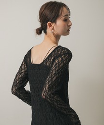 SENSE OF PLACE by URBAN RESEARCH | バックオープンレイヤードレースワンピース(ワンピース)