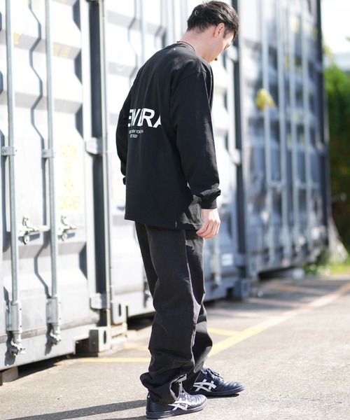 NEW ERA（ニューエラ）の「【ムラサキスポーツ限定】NEW ERA/ニューエラ LS OS CT TEEORIGIN MS ロンT 14877292/14877293（Tシャツ/カットソー・メンズ・ブラック/ホワイト・M/L/XL/2XL）」の15枚目の写真