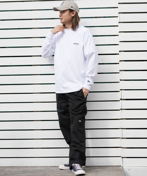 NEW ERA（ニューエラ）の「【ムラサキスポーツ限定】NEW ERA/ニューエラ LS OS CT TEEORIGIN MS ロンT 14877292/14877293（Tシャツ/カットソー・メンズ・ブラック/ホワイト・M/L/XL/2XL）」の7枚目の写真