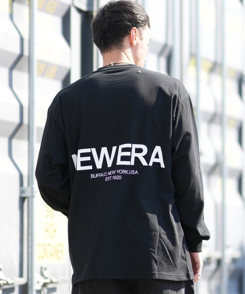 NEW ERA（ニューエラ）の「【ムラサキスポーツ限定】NEW ERA/ニューエラ LS OS CT TEEORIGIN MS ロンT 14877292/14877293（Tシャツ/カットソー・メンズ・ブラック/ホワイト・M/L/XL/2XL）」の11枚目の写真