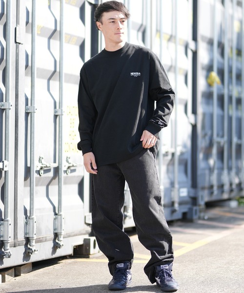 NEW ERA（ニューエラ）の「【ムラサキスポーツ限定】NEW ERA/ニューエラ LS OS CT TEEORIGIN MS ロンT 14877292/14877293（Tシャツ/カットソー・メンズ・ブラック/ホワイト・M/L/XL/2XL）」の12枚目の写真