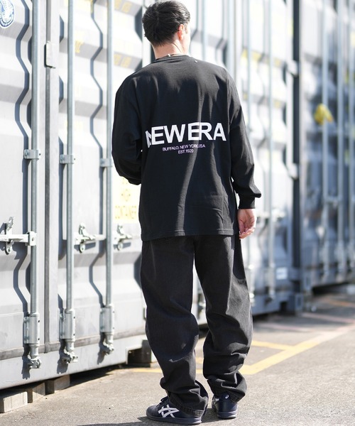 NEW ERA（ニューエラ）の「【ムラサキスポーツ限定】NEW ERA/ニューエラ LS OS CT TEEORIGIN MS ロンT 14877292/14877293（Tシャツ/カットソー・メンズ・ブラック/ホワイト・M/L/XL/2XL）」の13枚目の写真