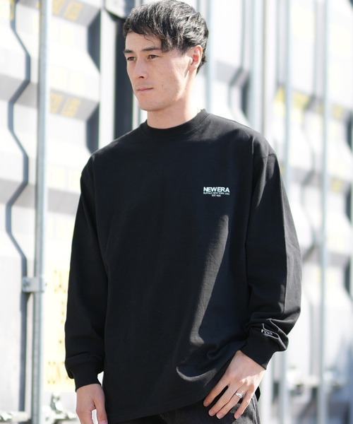 NEW ERA（ニューエラ）の「【ムラサキスポーツ限定】NEW ERA/ニューエラ LS OS CT TEEORIGIN MS ロンT 14877292/14877293（Tシャツ/カットソー・メンズ・ブラック/ホワイト・M/L/XL/2XL）」の10枚目の写真