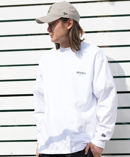 NEW ERA（ニューエラ）の「【ムラサキスポーツ限定】NEW ERA/ニューエラ LS OS CT TEEORIGIN MS ロンT 14877292/14877293（Tシャツ/カットソー・メンズ・ブラック/ホワイト・M/L/XL/2XL）」の5枚目の写真