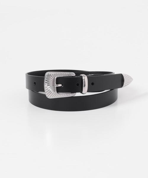 ITEMS URBANRESEARCH（アイテムズ アーバンリサーチ）の「Lee　Western Belt（ベルト・メンズ・ブラック・-）」の2枚目の写真
