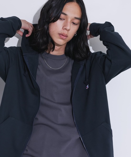 Champion（チャンピオン）の「【Champion】ジップアップパーカー（パーカー・メンズ・ネイビー/グレー/ブラック・L/XXL/XL）」の18枚目の写真