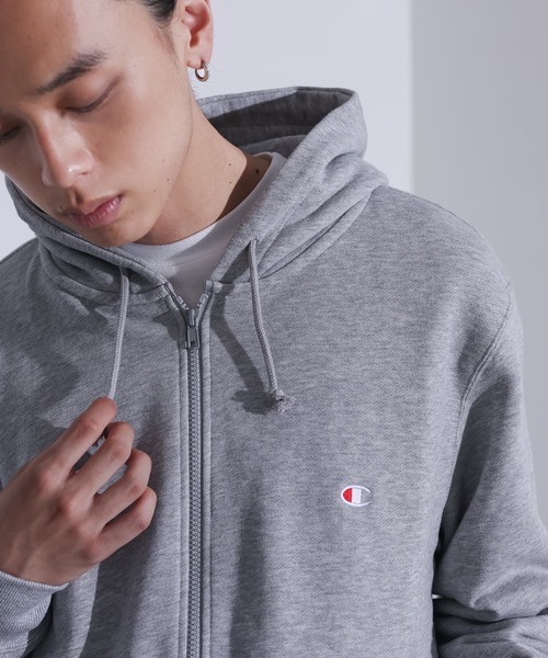 Champion（チャンピオン）の「【Champion】ジップアップパーカー（パーカー・メンズ・ネイビー/グレー/ブラック・L/XXL/XL）」の14枚目の写真